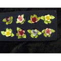 ROYAL ADDERLEY FLORAL 8 PIECE PLACE SETTINGS