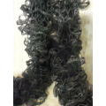 BLACK SCARVE WITH SILVER THREAD