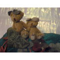 VERY CUTE DECORATED TIN WITH TEDDYS