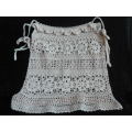 COTTON HAND CROCHETED TOP S - M
