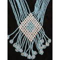 A STUNNING HAND BEADDED NECKLACE
