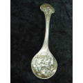 DETAILED SILVER COLOURED SPOON