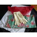 2 X SCARVES AND GLOVES