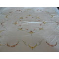 VINTAGE COTTON EMBROIDERED TABLE CLOTH + FREE GIFT !@!@!@!
