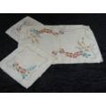 DOILIE SET COTTON EMBROIDERED