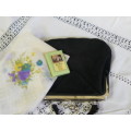 VINTAGE LIKE BAG WITH HANKIE AND SOAP