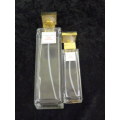 PERFUME BOTTLES EMTY NICE FOR DISPLAY NOT REFILLABLE