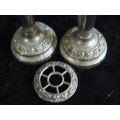 SILVER PLATED CANDLE HOLDERS