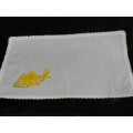 COTTON HAND PAINTED TRAY CLOTH