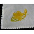 COTTON HAND PAINTED TRAY CLOTH