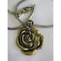 ROSE PENDANT AND CHAIN