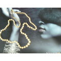 FOUX PEARL NECKLACE STAMPED STERLING 46 CM REDUCED !@!@!@!