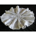 VINTAGE HAND KNITTED TABLE CLOTH