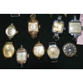 Lot 3 ladies vintage watches for spares