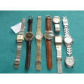 QUARTZ WATCHES SOLD AS SPARES BUT SOME JUST NEED A BATTERY