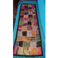 Antique? Indian art patchwork fabric piece 1.5m x 50cm STUNNING !@!@!@!REDUCED !@!@!@!REDUCED MORE !