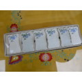 PORCELAIN TABLE NAME SETTINGS X 6