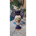 Stunning cobalt blue Alcobaca vase 20cm tall Stunning and reduced!!!!!!!