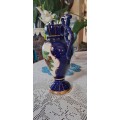 Stunning cobalt blue Alcobaca vase 20cm tall Stunning and reduced!!!!!!!