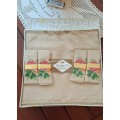 Vintage original 4 place mats and 4 napkins