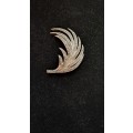 Stunning Sphinx marcasite brooch