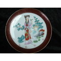 HAND PAINTD PLATE 17.5 CM