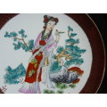 HAND PAINTD PLATE 17.5 CM