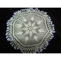 VINTAGE BEADED AND COTTON JUG COVER