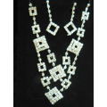 FASHION NECKLACE AND EARRING SET BLING NEW