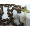 ROSARY WITH WOODEN BEADS