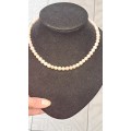 GENUINE FRESH WATER PEARL NECKLACE 42 CM