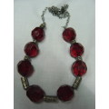 NECKLACE GLASS BEADS