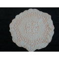 3 X VINTAGE COTTON HAND CROCHETED DOILIES