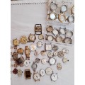 Lot 17 various ladies watches movement and housings