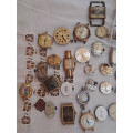 Lot 17 various ladies watches movement and housings