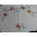 VINTGE COTTON EMBROIDERED TRAY CLOTH