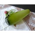 LOVELY GREEN GLASS VASE