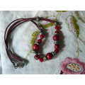 FASHION NECKLACE WIHT BEADS AND BLING
