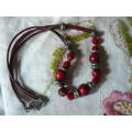 FASHION NECKLACE WIHT BEADS AND BLING