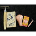 RAZORS X2 VINTAGE ONE IN MINIATURE ORIGINAL BOX WITH EXTRA BLADE