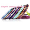 10 PCS ASSORTED COLOR STRIPING ROLE
