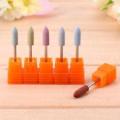 Silicone Electric Nail Art Machine Drill Bit Polishing Grinding Heads File-sold per 1-assorted color
