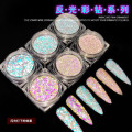 Diamond Chipping Reflective Disco Glitter 6pcs