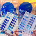 Vendeeni Reflective Glitter Sparkling Diamond Gel Polish 15ml 15 Colors/Set - F13 with free color