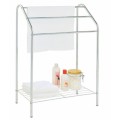 Towel Stand with Base - Chrome