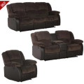 Couches 3 PIECE RECLINER SET WITH CONSOLE