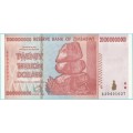 ZIMBABWE -  UNCIRCULATED TWENTY TRILLION DOLLARS NOTE