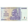 ZIMBABWE  10  BILLION   DOLLARS   NOTE       AA4001331