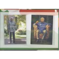 Official 2008 Mandela 90th Birthday Hard Cover FDC With 2 Mini sheets