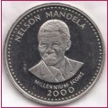 ****   REPUBLIC OF SOMALIA 25 SHILLINGS 2000 NELSON MANDELA   MILLENIUM   ****     SUN7073